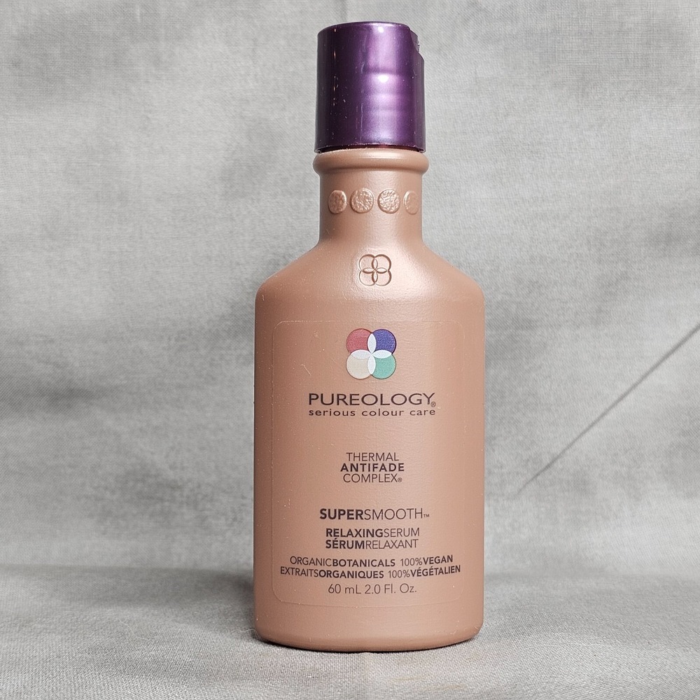 PUREOLOGY Serious Colour Care Super Smooth Relaxing Serum 2oz Discontinued, NEW